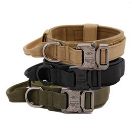 Dog Collars Durable Tactica Collar Leash Set Adjustable Military Pet Medium Large German Shepherd Training Accessories