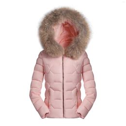 Women's Jackets Big Size S-3XL Warm Coat Hooded Down Jacket Winter Lady Padded Thin Zipper Short Thickening Women Cotton Outerwear