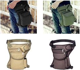2019 Larger Capacity Cycling Canvas Waist Packs Outdoor Leisure Sport Tactical Multifunction Leg Bag Christmas Gifts9975003