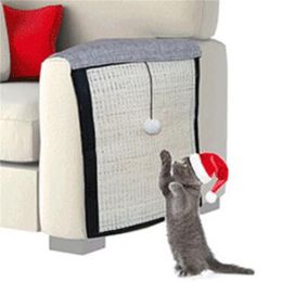 Scratchers Cat Kitten Scratch Board Furniture Protect Pad Sisal Scratcher Mat Claws Care Cat Toy Sofa Scratching Post Protector