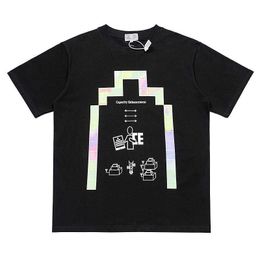 Men's T-Shirts CAVEMPT CE Tshirt Men Women 11 Colourful Geometric Pattern Tshirt CAVEMPT CE Tshirt J230427