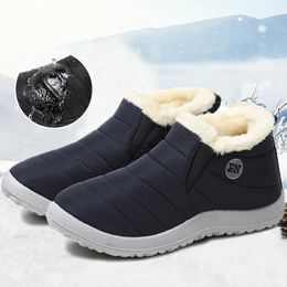 Boots Men Snow Breathable Mens Sneaker Fashion Winter Shoes Casual Waterproof Ankle Footwear Work 231124