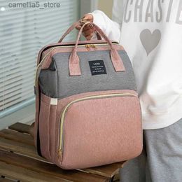 Diaper Bags Mommy Outting Bag Outting Bag Mummy Diaper Large Capacity Mother Shoulder Bag Baby Bed Backpack Female Mommy Outgoing Baby Bag Q231127