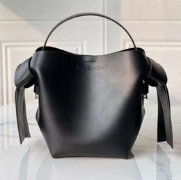 Evening Bags Ladies Cowhide Leather Bow One-shoulder Bag With A Long Shoulder Strap Fashion Brand High Quality Large