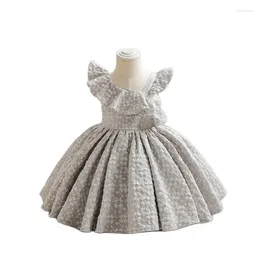 Girl Dresses Floral Soft Dress Party For Kids Ball Gown Christmas Baby Clothing Children Special Fashion