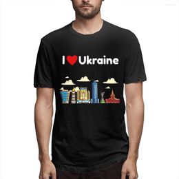 Men's T Shirts Ukraine (101) Printed Oversized Men Shirt France Polyester Goth Tee Streetwear