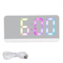 Wall Clocks Bedside Alarm Clock Digital Large Screen For Bedroom