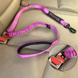 Belts Leash for Dog Elastic Dog Leash Reflective Dog Car Seat belt dog leashes for large dogs outdoor dog car leash Buffer