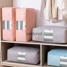 Storage Bags Home Foldable Non-Woven Clothing Organiser Wardrobe Closet for Pillow Quilt Blanket Clothes Storagvaiduryd