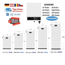 Free DDP Ground Eco Stacked HV Battery 10kWh 15kWh 20kWh Home Solar System Goodwe ET BT EH BH ES EHB PLUS+ High voltage Battery