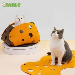 Toys Cat Tunnel Cat Toy Funny Pet Felt Collapsible Crinkle Kitten Toys Puppy Ferrets Rabbit Play Dog Channel Tubes Foldable