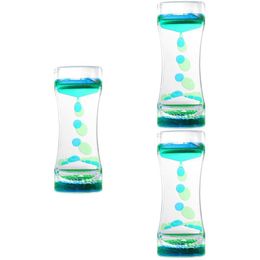 Clocks Accessories Other & 3pcs Creative Bubble Drop Hourglass Action Liquid Timer Desk Decor Art Craft For Home