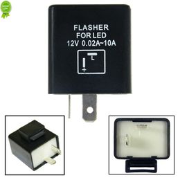 12V 2 Pin LED Flasher Frequency Relay Turn Signal Indicator Motorcycle Motorbike Fix Motorcycle Flasher Multiple Protection Safe