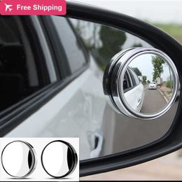 Adjustable 360-Degree Wide Angle Round Car Rearview blind 75 leetcode Spot Mirrors - Set of 2 Car Accessories