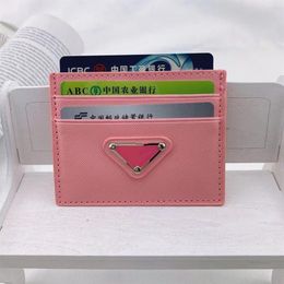 Fashion Wallet Credit Card Holder Pouches Leather Passport Cover ID Business Mini Pocket Travel for Men Women Purse Case Driving L241N