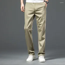 Мужские джинсы высшего класса повседневные брюки 2023 осень и зима деловые классические эластичные брюки без железного костюма мужской