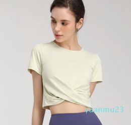 short T-shirt Align new short-sleeved fitness outdoor yoga sports running fitness sweat-absorbing quick-drying top