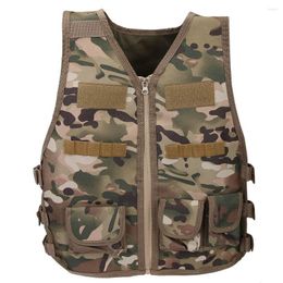 Hunting Jackets Children Combat Vest Kids Camouflage CS Shooting Clothes Training Protection Gear Tactical Waistcoat