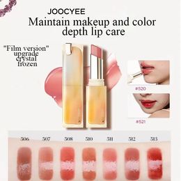 Lipstick Joocyee Glazed Rouge Upgrade Crystal Frozen Film Version Moisturise Glass Lipstick Lip Makeup Smoky Longlasting Lipstick 231127