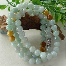 Chains Natural Myanmar Emerald Bracelets Drop Luck Amulet Jade Bracelet & Bangles For Men And Women Gift