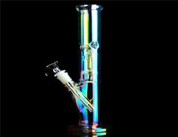 Straight Glass Bongs BIG Straight Tube Glass Water Pipe Bong With Thick Ice Catcher Cool Hookah diffuser downstem percolator1107111