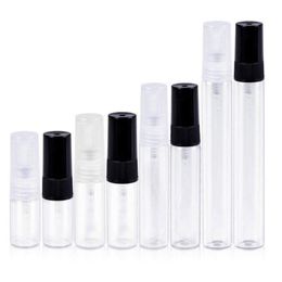 2ml 3ml 5ml 10ml Glass Mist Spray Bottle Refillable Perfume Bottles Empty Sample Vial Portable Travel Cosmetic Container Elulk