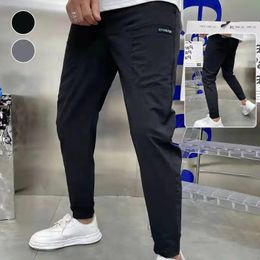 Men's Pants Men's High Stretch Multi-pocket Skinny Cargo Pants 231127