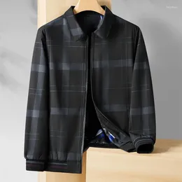 Men's Jackets Arrival Suepr Large Autumn Fashion Casual Baseball Collar Striped Jacket Coat Plus Size XL 2XL 3XL 4XL 5XL 6XL 7XL 8XL