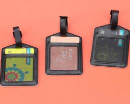 Sublimation Badge Holder Sundries Premium Leather ID Holders for Office School ID Credit Cards Driver Licence2613389