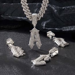 Fashion Designer necklace New Sword Letter Necklace Instagram Hip Hop Pendant Cool and Versatile Cuban Chain mens Hip Hop cuban link chain necklace