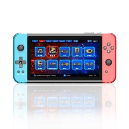 X70 Retro Handheld Game console Player 7 inch H-D Screen Support TF Card Free Download Games Video Games Consoles