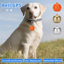 Trackers Pet Positioning Bell Pet GPS Locator Waterproof Electronic Antilost device #W0