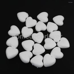 Christmas Decorations 20Pcs 80mm White Modelling Craft Polystyrene Foam Heart Styrofoam Balls Wedding DIY Decoraion Kids Supplies