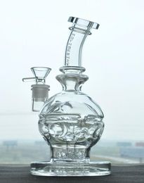 Heady Thick Fab Egg Water Pipe Hookahs Skull Beaker Dab Rig Bong Ball Recycler Glass Bent Neck with Mushroom Matrix8377720