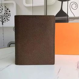 Large DESK AGENDA COVER Holders Memo Planner Men A5 Notebook Diary Luxury Designer Agendas Protective Case Card Passport Holder Wa250A