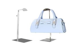 Bag Hanging Scarf Shelf Fashion Stainless Steel Adjustable Height Storage Metal Handbag Display Stand standing Purse Hanger9915715