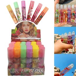 Lip Balm Lip Plumper Oil Clear Sexy Cute Fruit Lip Balm Liquid Lipstick Waterproof Moisturising Plumper Women Lips Care 231127