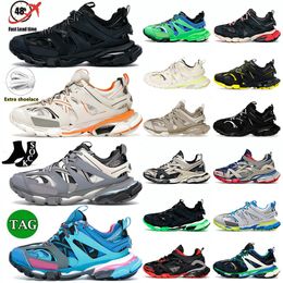 Designers Casual Shoes Track 3.0 Sneakers womens mens trainers Paris Triple White Black Pink Grey Beige Orange Blue Platform Tracks 3 18ss Sport Sneaker dhgate 36-45