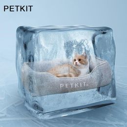 Mats PETKIT Cat Mattress Litter Large Medium Cat and Small Dog Kennel Detachable Cooling Dog Mattress Pet Cat Summer Cooling Pad Bed