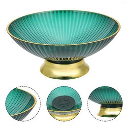Dinnerware Sets Decorative Footed Bowl Round Fruit With Drainage Holes Terrarium Serving Platter Snack Dish
