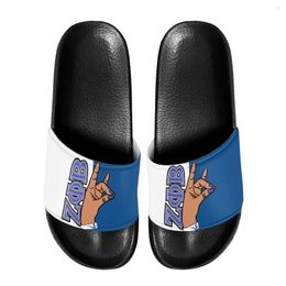 Slippers Nopersonality Women's Casual Flat Fashion Zeta Phi Beta Slides Summer Cosy Sandals Mujer Home Zapatos Hombre Shoes