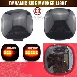 A Pair LED Dynamic Side Marker Light Sequential Turn Signal Lamp For Skoda Fabia Octavia Mk1 Mk2 Roomster Rapid NH3