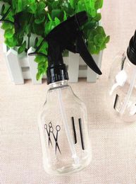 Storage Bottles Jars Plastic Bottle Comb Scissors Barbershop Special Spraying Can Spray Ideal For Hair Salon Water The Flowers3829561