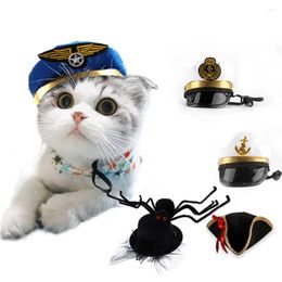 Dog Apparel Halloween Cat Cap Funny Pets Product Pography Cosplay Hat Holiday Costume Cats Dogs Chihuahua Accessories