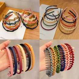 Hair Accessories Korean Head Band Headband Girls Princess Kawaii Comb Pin Frosted Hoop Children Headwear For Kids Women