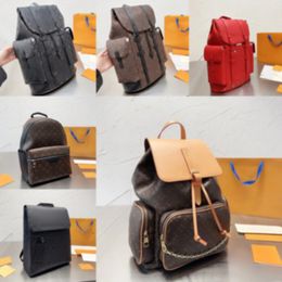 M45419 designer bag women fashion luxury backpack Men M45538 travel backpack Classic printed coated canvas parquet leather satchel backpack M46553