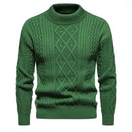 Men's Sweaters Mens Pullover Knitted Sweater Stylish O-neck Twist Long Sleeve Pullovers Fashion Casual Slim Fit Weave Knit Jumper Clothing