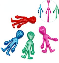 Sticky Toys Alien Squeeze Keychain Accessories Prank Joke Decompression Fun Anxiety Attention TPR Stretchable9121670