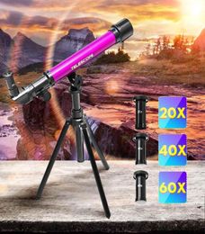 3 Eyepiece Professional Astronomical Telescope With Tripod Monocular Zoom Telescope Spotting Scope for Children Educational Toys7104541