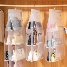 Storage Bags Handbag hanging Organiser Hanging wardrobe Three-dimensional storage bag for closetvaiduryd